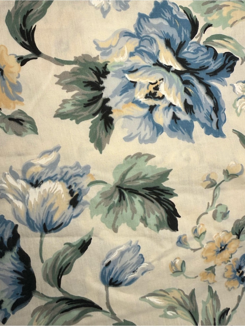 Vintage Springmaid king size floral sheet set ruffle pillowcases Cottagecore - Picture 4 of 13